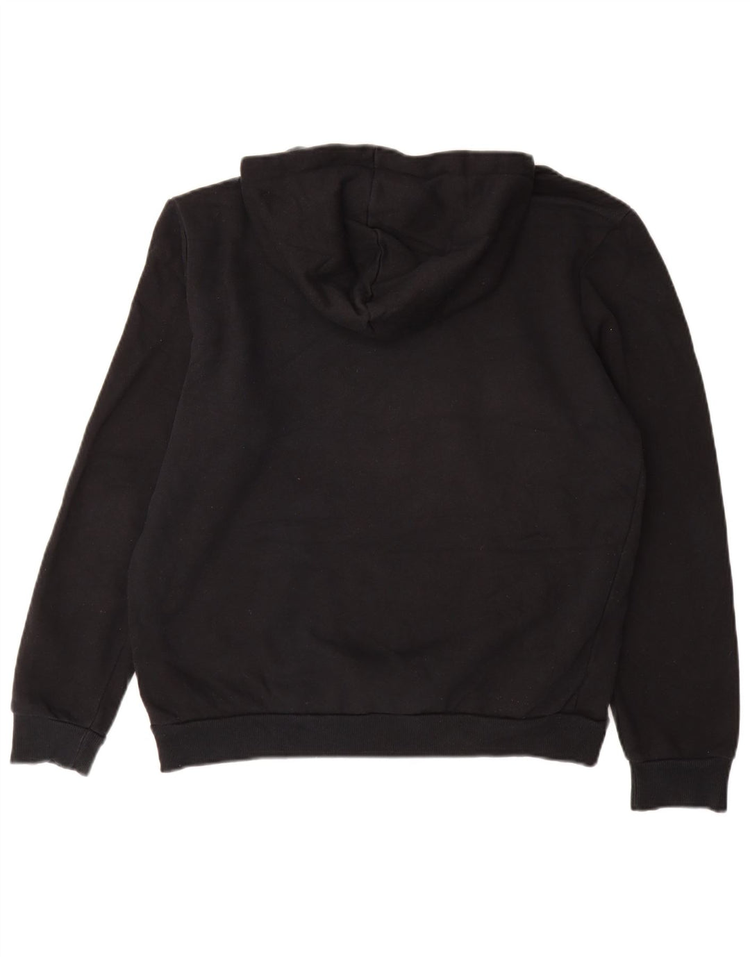 Felpa con cappuccio grafica PUMA da uomo, cotone nero medio