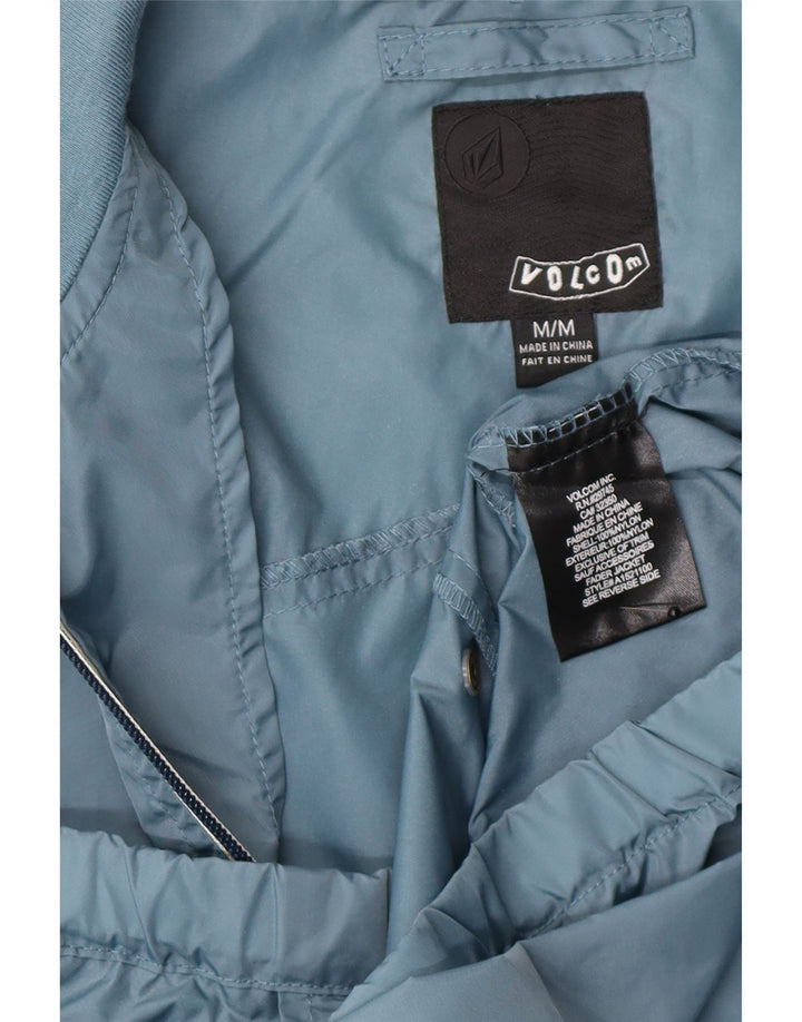 Giacca antipioggia da uomo Volcom UK 38 nylon blu medio