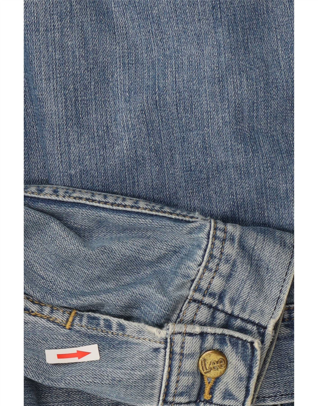 Giacca di jeans Lee Rider da uomo UK 40 grande cotone blu