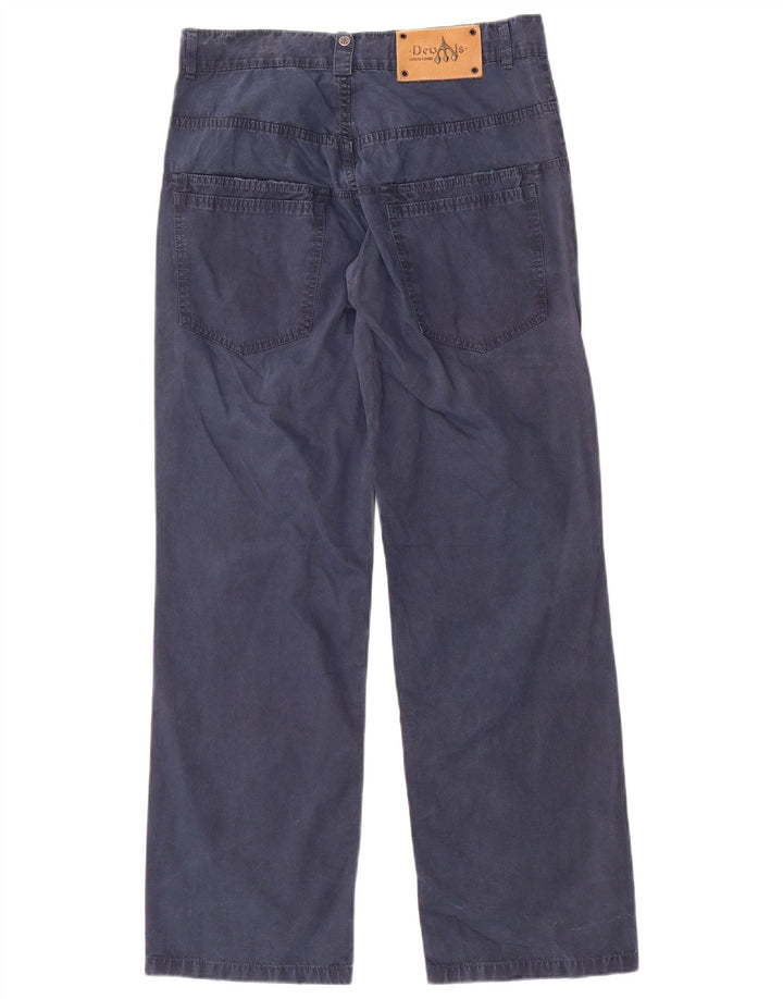 ROBERTO CAVALLI Pantaloni casual dritti da uomo Devils piccoli W29 L30 blu