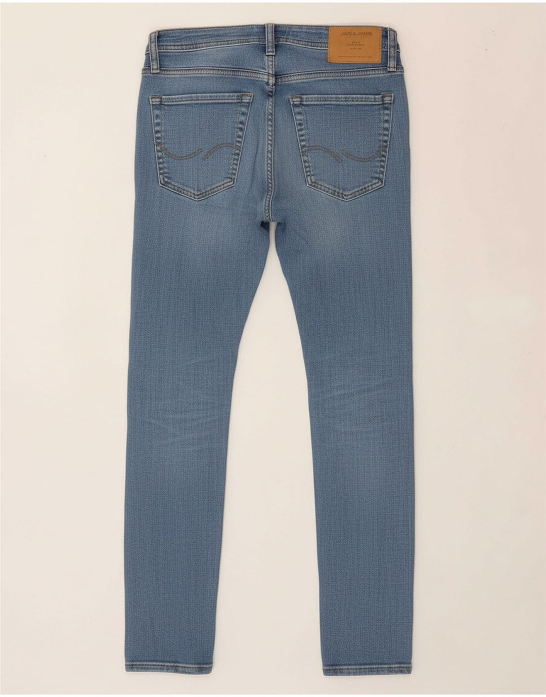 JACK & JONES Mens Liam Skinny Jeans W28 L32 Blue