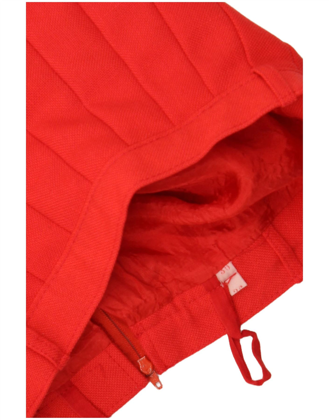 Gonna a pieghe da donna VINTAGE IT 36 XS W24 Rossa