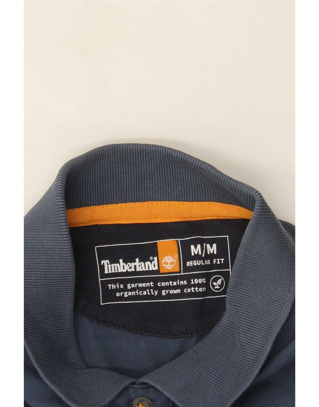 Polo Timberland da uomo vestibilità regolare in cotone blu medio