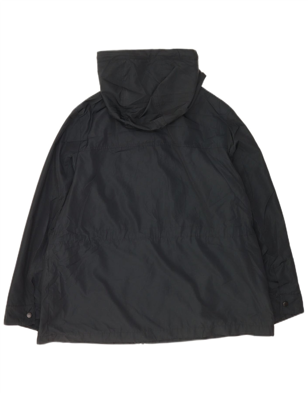 Giacca antipioggia oversize con cappuccio da donna Marks & Spencer UK 18 XL Blu navy