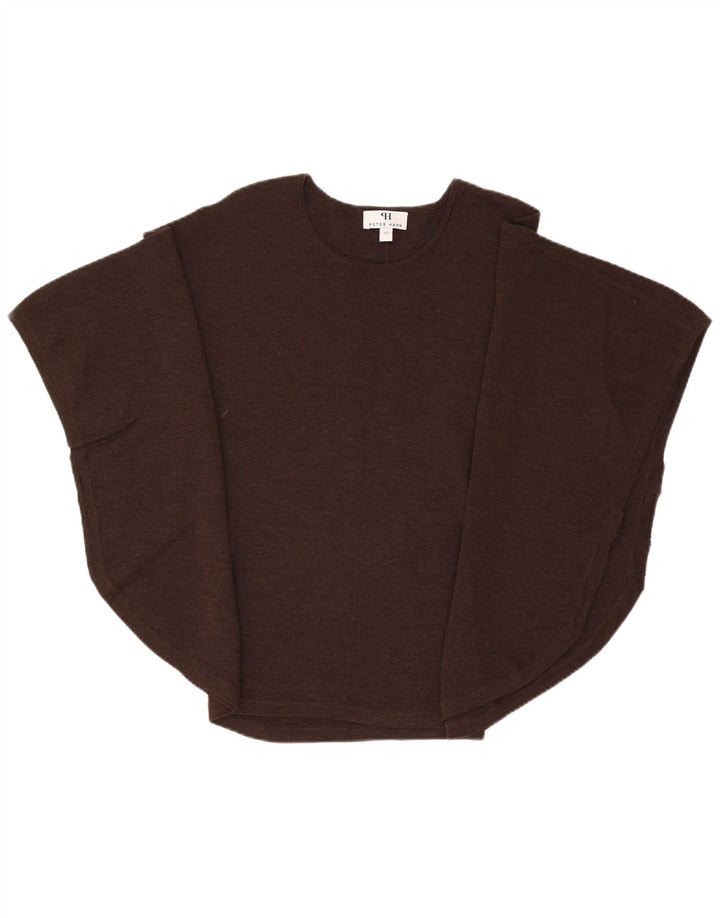Maglione poncho da donna Peter Hahn UK 14 Marrone medio