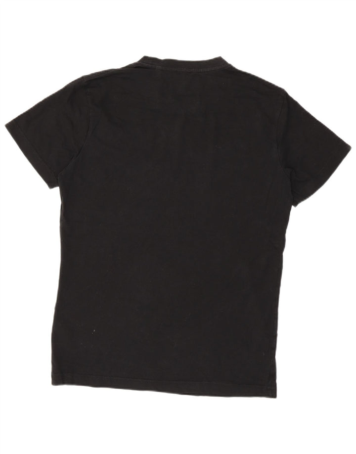 T-shirt grafica da uomo Diesel Top in cotone nero medio