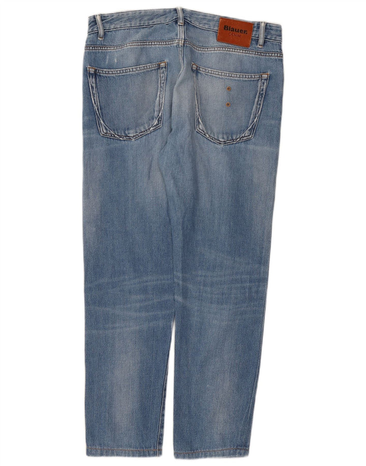 Jeans dritti da uomo Blauer W32 L27 Blu