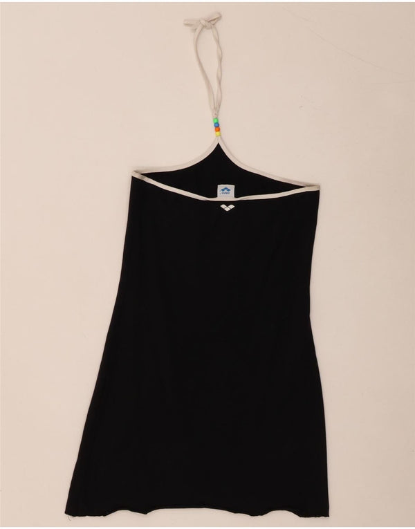 Abito mini Halter da donna Arena UK 6 XS cotone nero