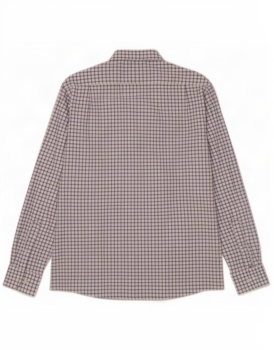 Camicia da uomo Tommy Hilfiger taglia 16 1/2 grande cotone a quadri bianchi