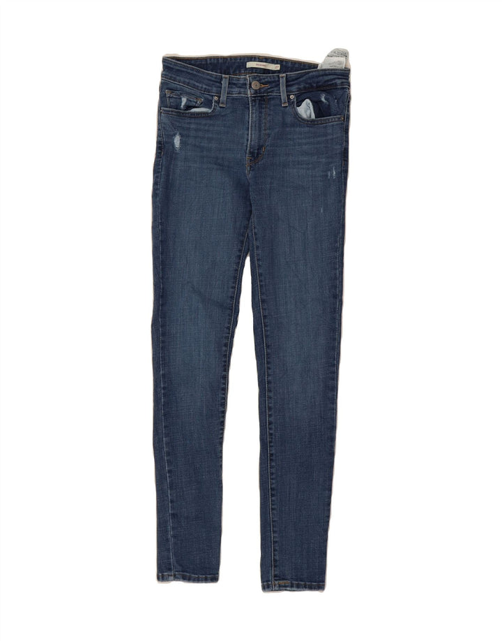 LEVI'S Womens 711 Skinny Jeans W27 L30 Blue Cotton Vintage Levi's and Second-Hand Levi's from Messina Hembry 