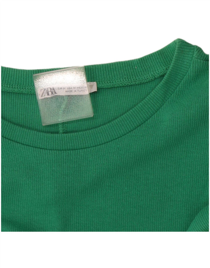 Abito tubino Zara da donna UK 12 verde medio