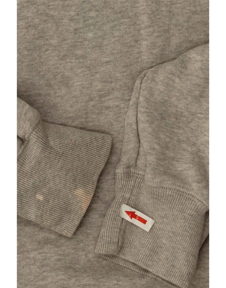Felpa grafica da uomo Jack Wills Maglione cotone chiazzato grigio medio