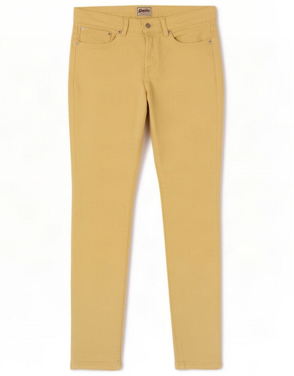 Superdry Jeans super skinny da donna W30 L32 cotone giallo