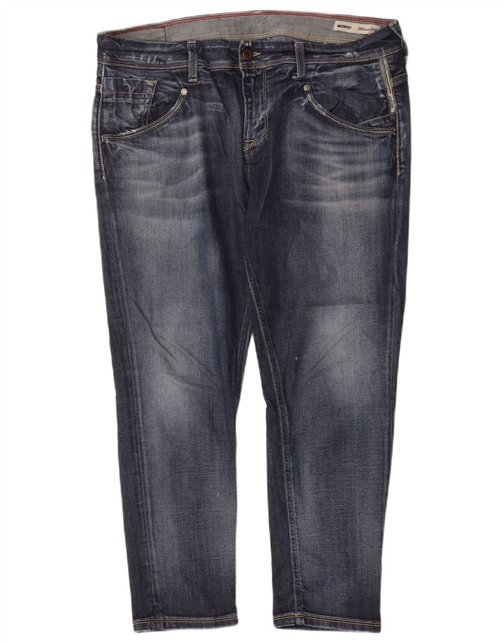 Jeans cropped da donna Meltin' Pot W29 L24 cotone blu