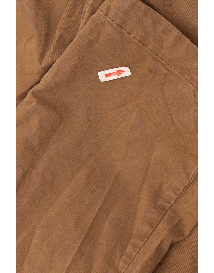 Pantaloni da abito dritti da uomo Ted Baker W36 L31 in cotone beige
