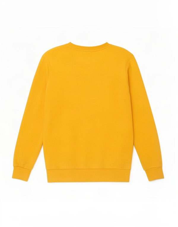 Felpa Zara Uomo Maglione Cotone Giallo Medio
