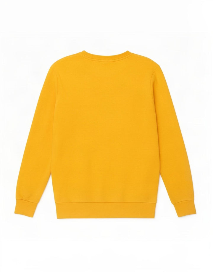 Felpa Zara Uomo Maglione Cotone Giallo Medio