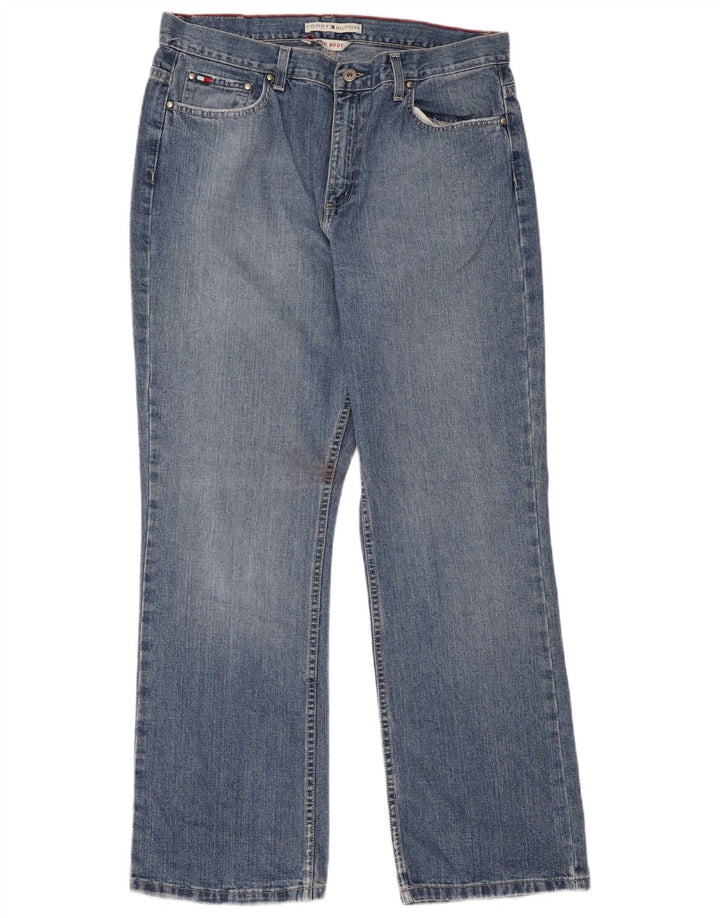 Jeans bootcut classici da donna Tommy Hilfiger W36 L30 cotone blu