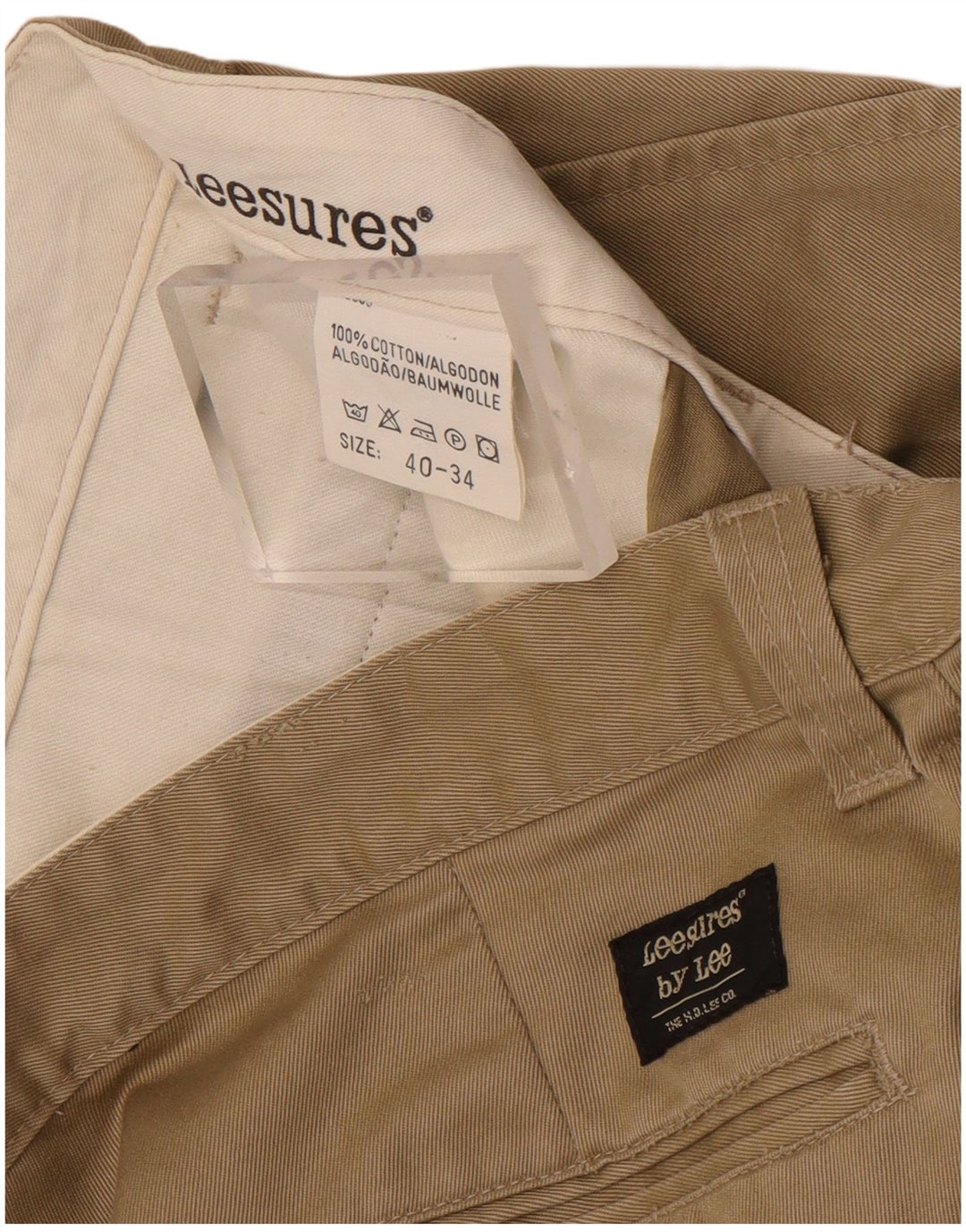 Pantaloni chino dritti da uomo Lee W40 L30 Marrone