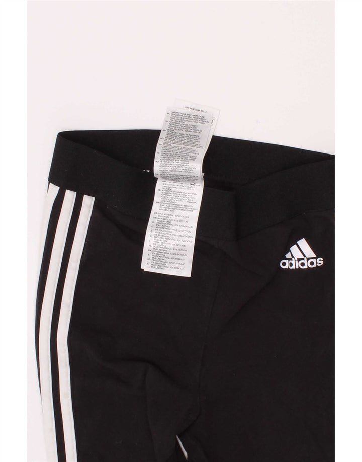 Leggings Adidas Bambina 2-3 Anni Cotone Nero