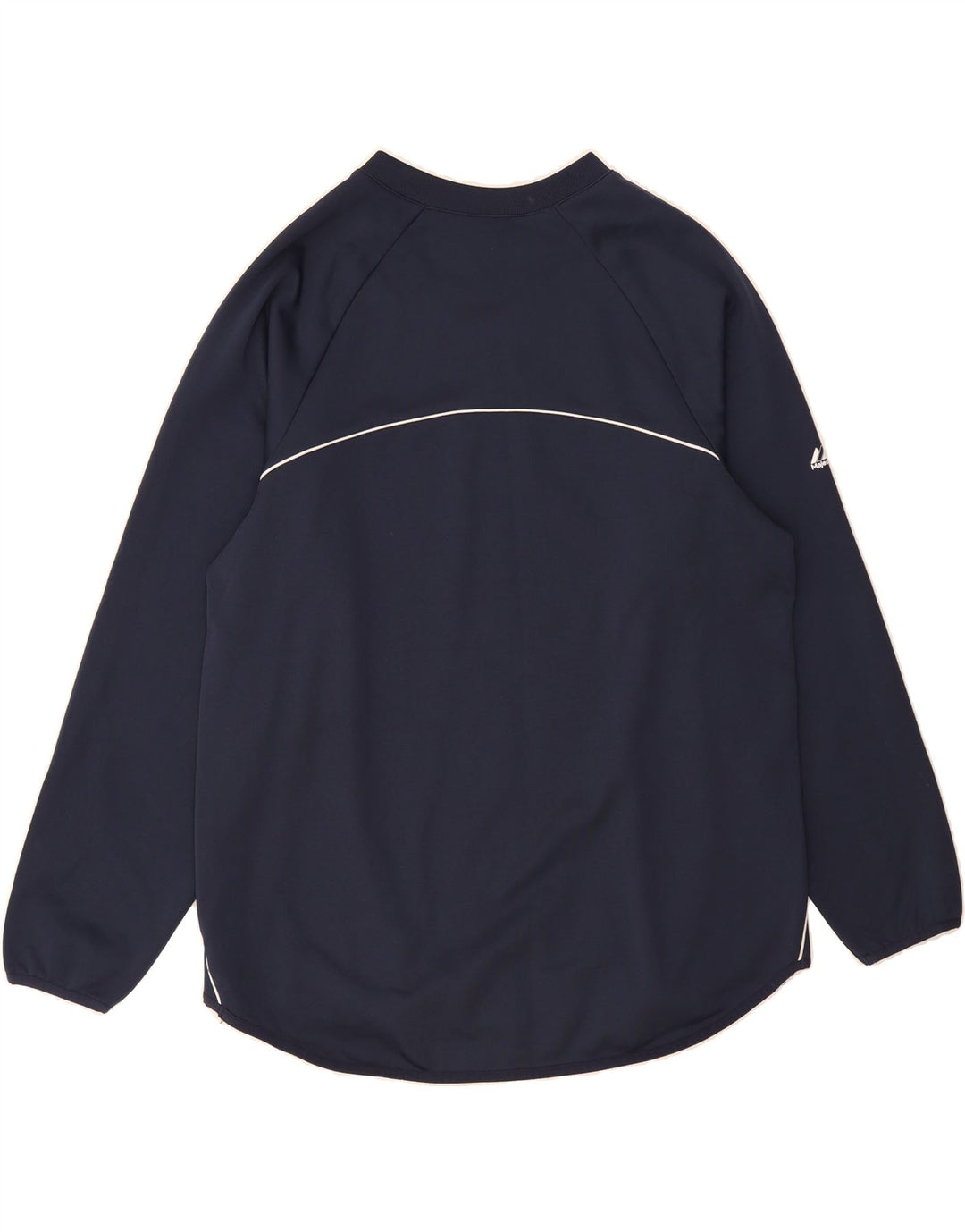 MAJESTIC Mens Grant Fit Graphic Sweatshirt Jumper Large Navy Blue Vintage Majestic and Second-Hand Majestic from Messina Hembry 