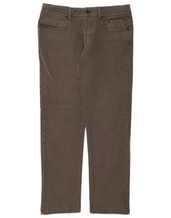 Jeans dritti da uomo SIVIGLIA W35 L30 in cotone grigio