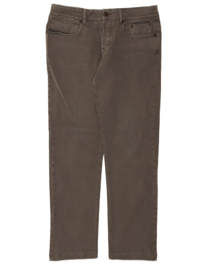 Jeans dritti da uomo SIVIGLIA W35 L30 in cotone grigio