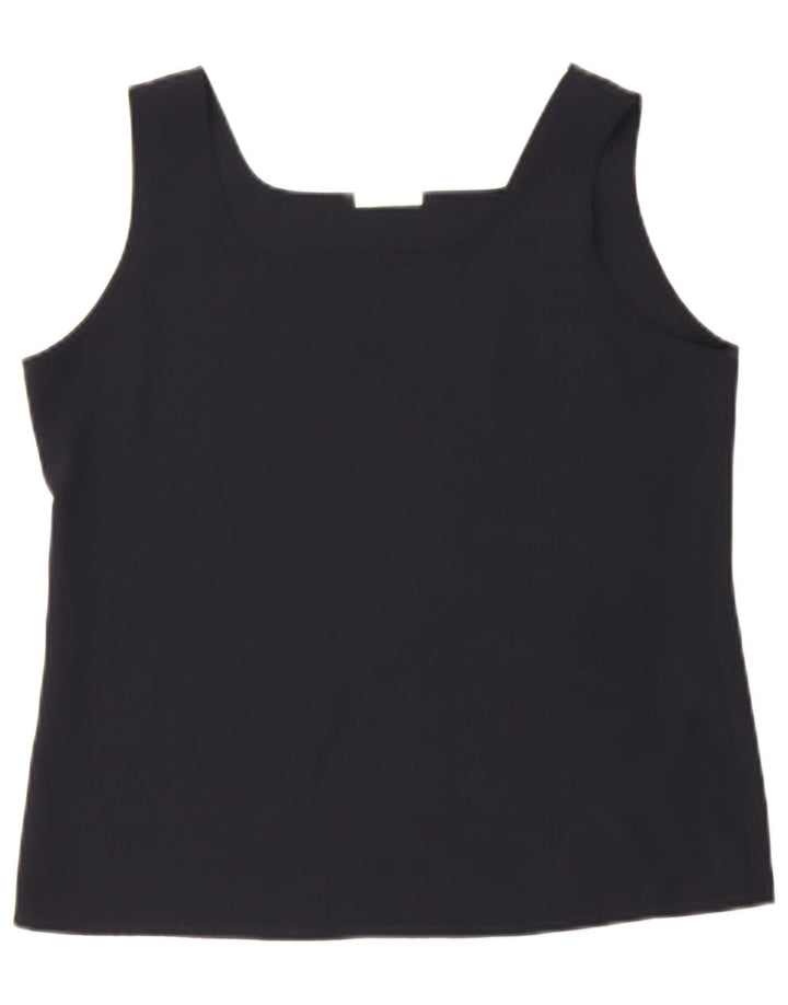 Canotta da donna Sommermann UK 14 grande poliestere blu navy