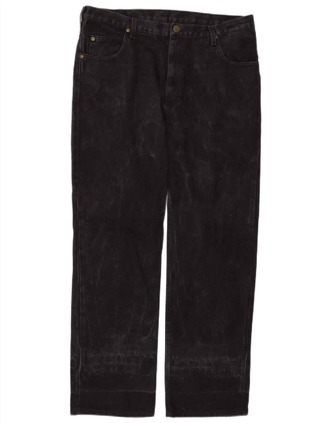 Jeans dritti comfort LEE Brooklyn da uomo W38 L32 cotone nero