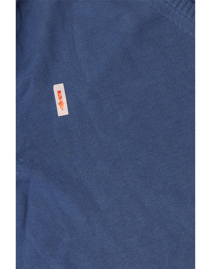 PEPE Jeans Maglione da uomo con scollo a V in cotone blu medio