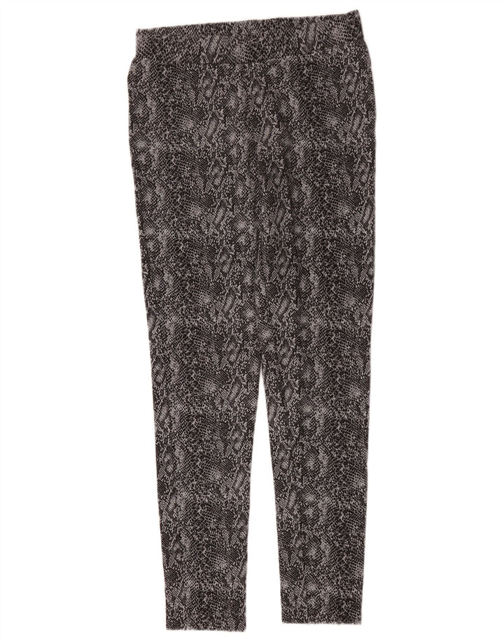 Leggings da donna Marks & Spencer UK 12 Viscosa con stampa animalier grigio medio