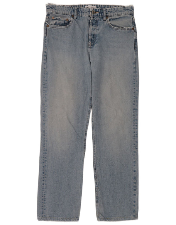 Zara Womens Straight Jeans EU 40 Medium W30 L30 Blue