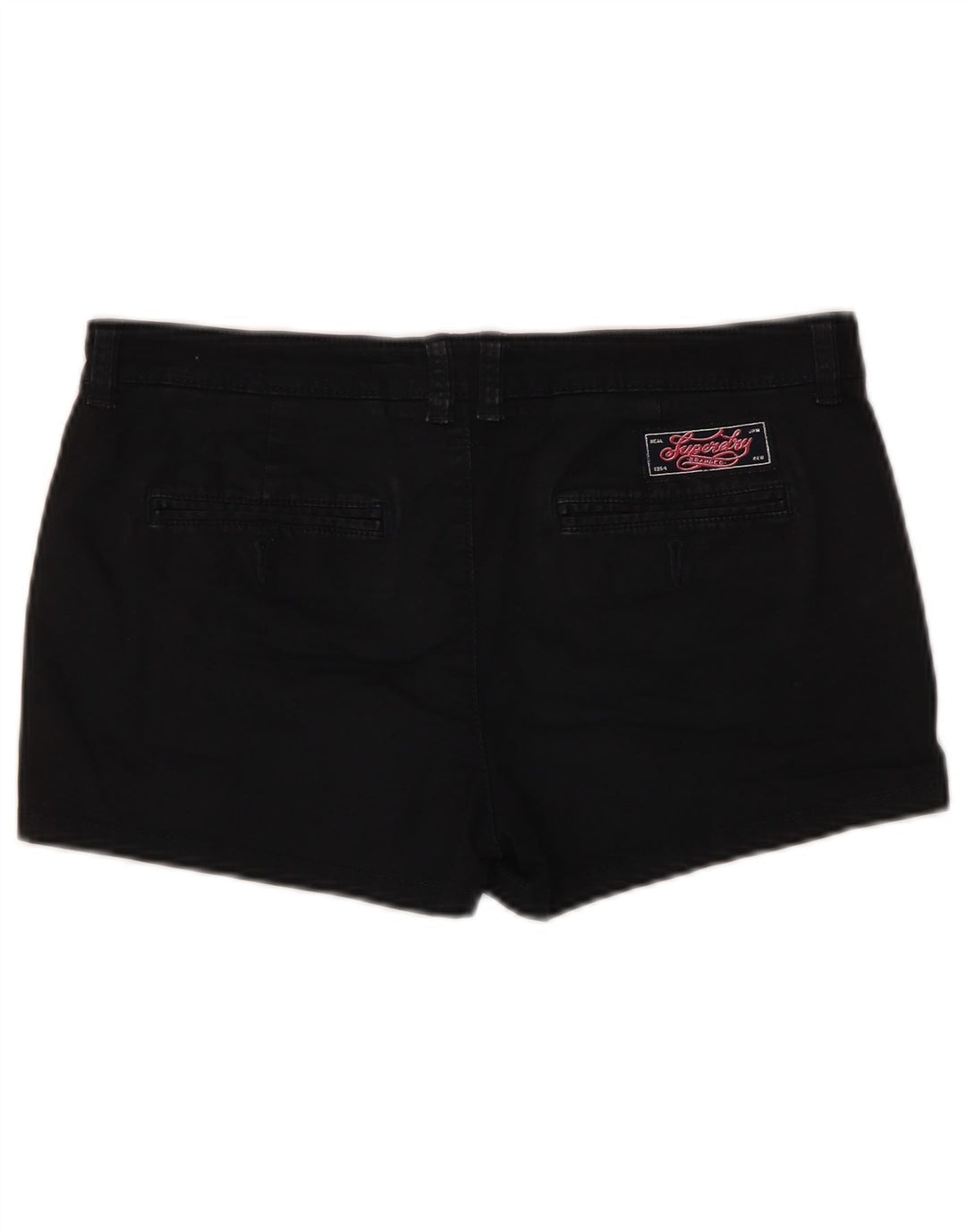 Pantaloni caldi da donna Superdry Small W32 cotone nero