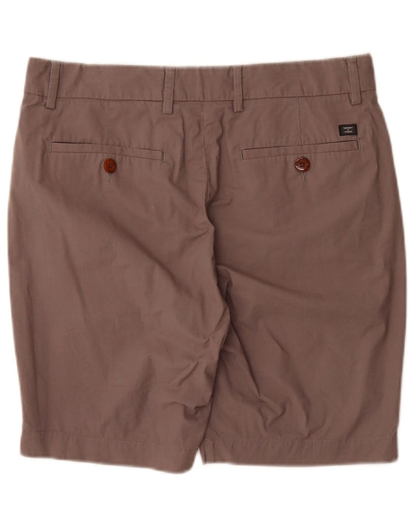 Pantaloncini chino regolari da uomo Superdry W32 grande cotone marrone