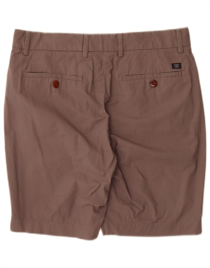 Pantaloncini chino regolari da uomo Superdry W32 grande cotone marrone