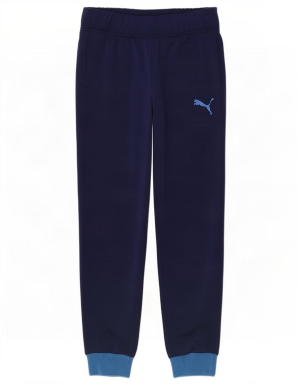 Puma Pantaloni tuta da ginnastica da ragazzo 9-10 anni Blu scuro Sport