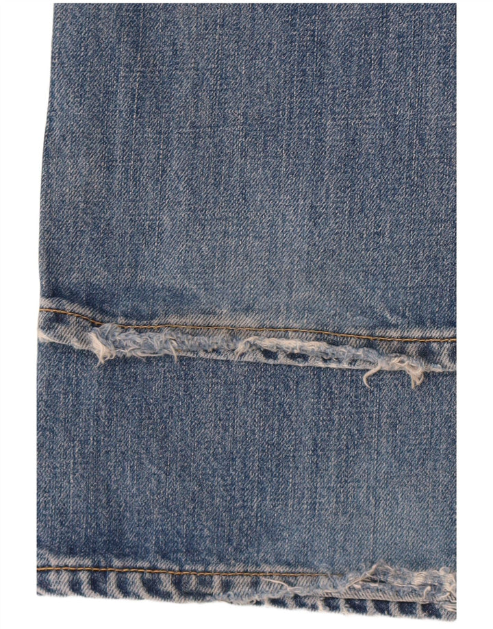 Levi's Uomo 507 Jeans Bootcut W34 L34 Cotone Blu