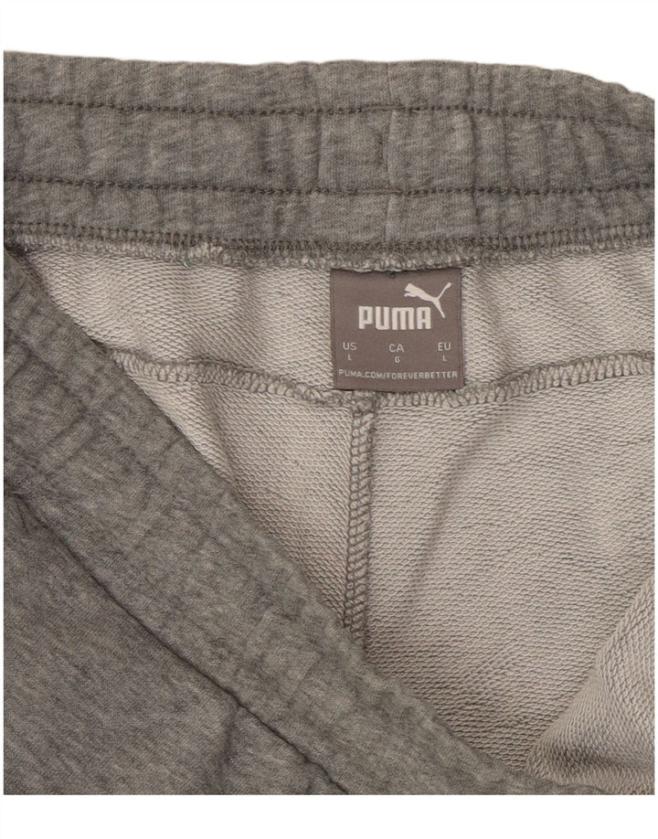 Pantaloni da tuta da uomo PUMA Joggers grandi in cotone chiazzato grigio