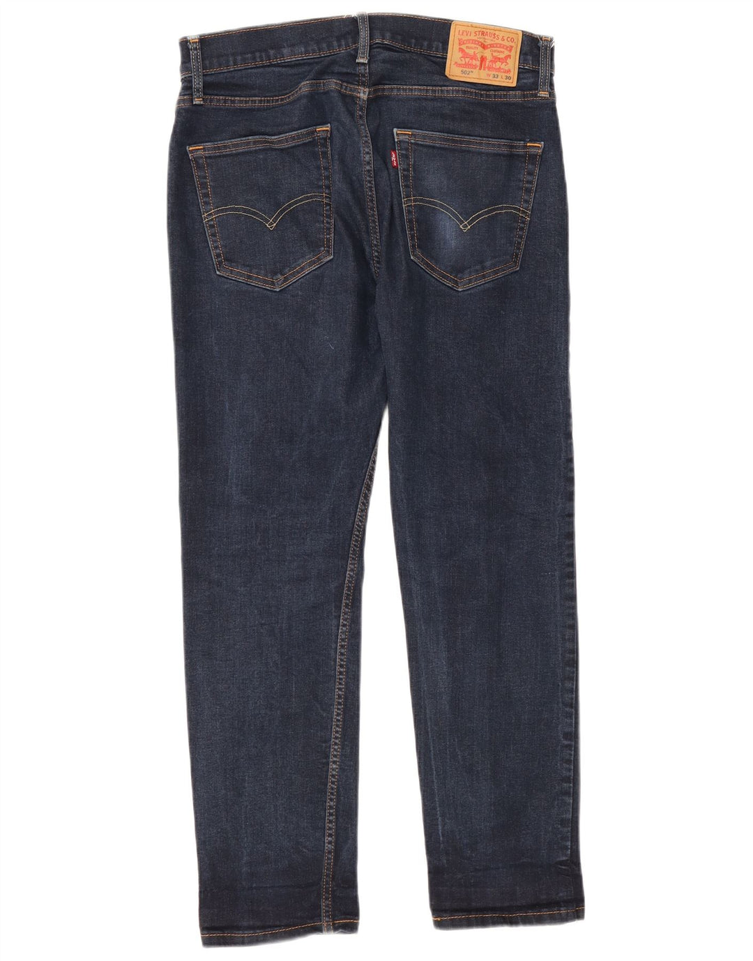 Levi's Uomo 502 Jeans affusolati W33 L30 Cotone blu navy