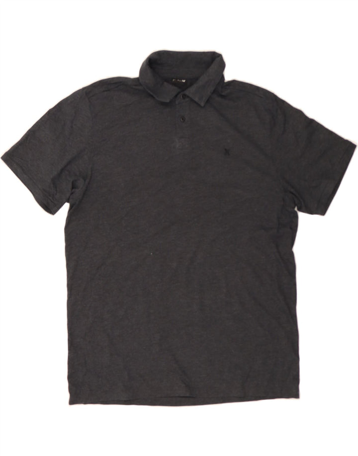 HURLEY Mens Polo Shirt Large Grey Vintage Hurley and Second-Hand Hurley from Messina Hembry 