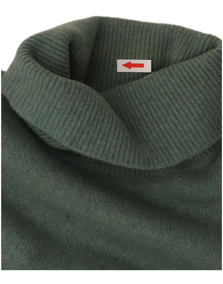 Maglione Trussardi Uomo Dolcevita in Lana Verde Medio