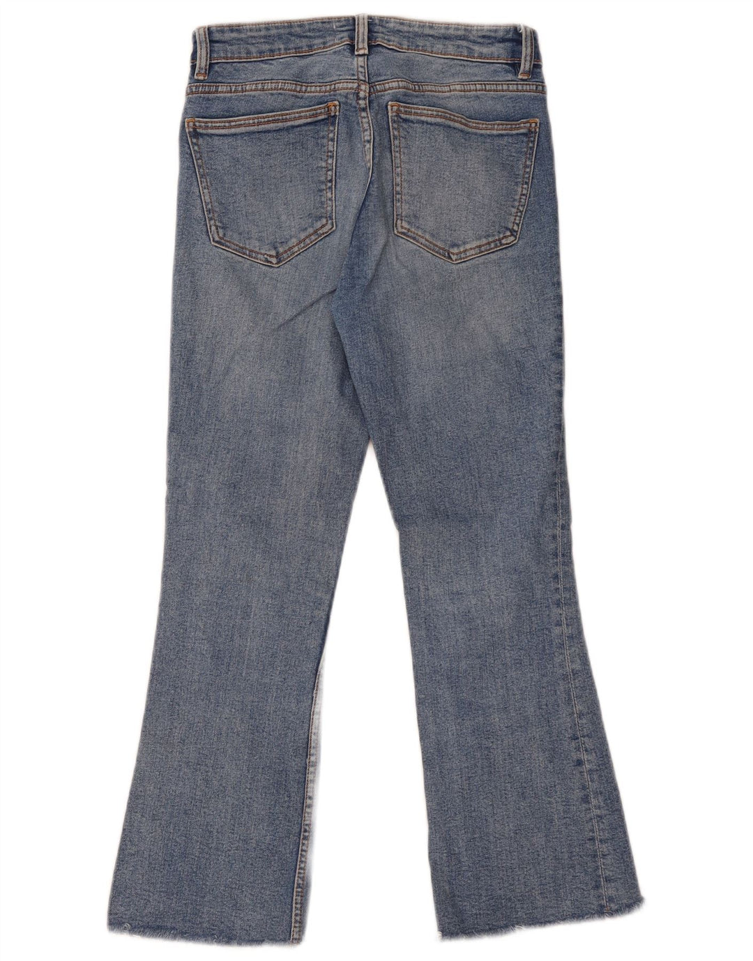 Jeans svasati da donna Zara EU 38 Small W28 L25 cotone blu