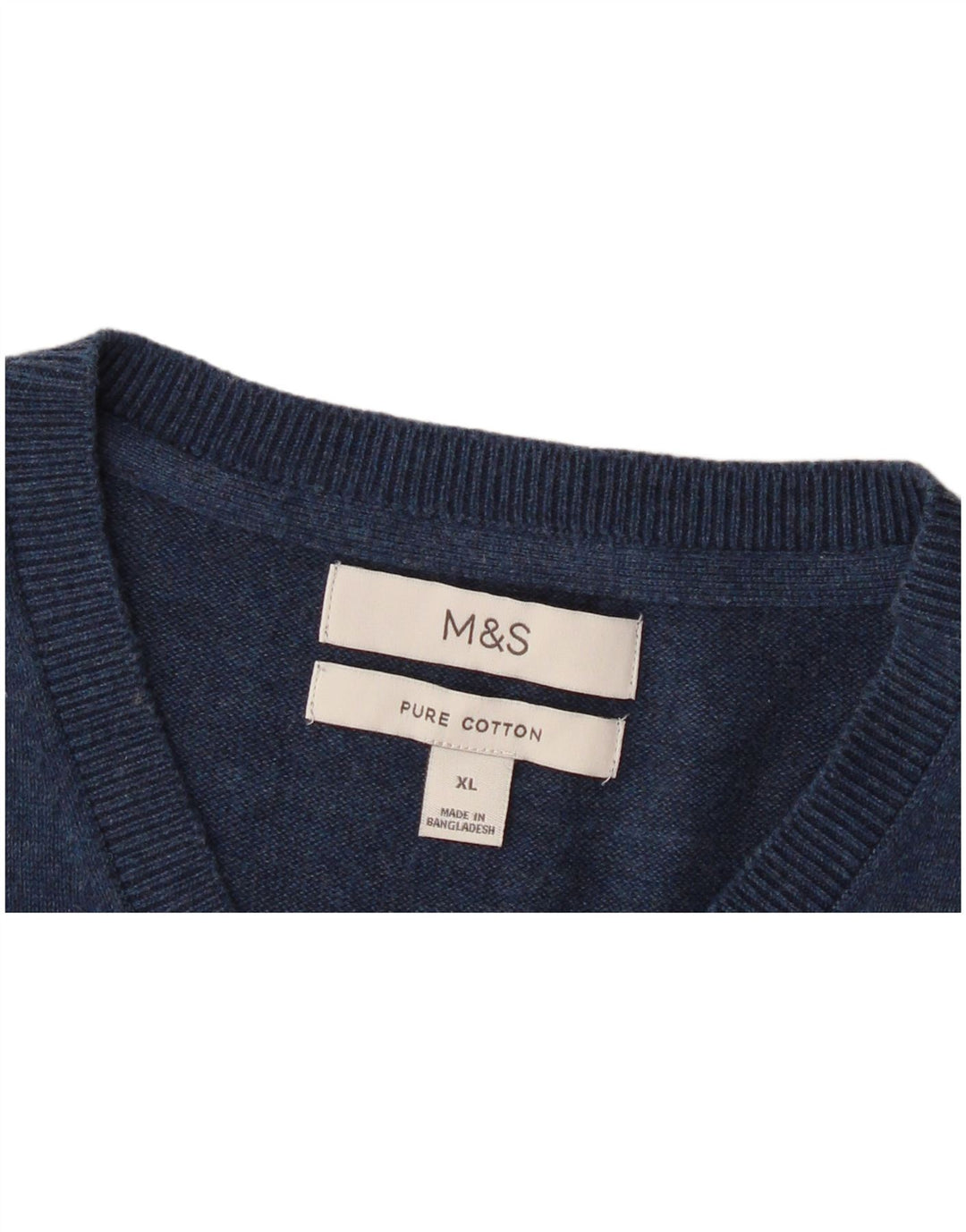 Canotta da uomo Marks & Spencer XL in cotone blu navy