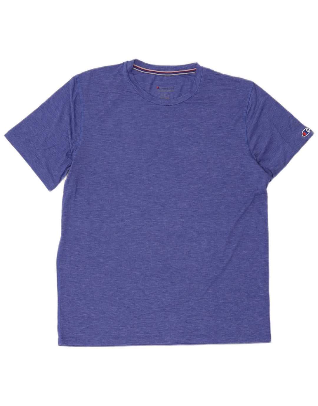 T-shirt da uomo Champion Top grande in poliestere chiazzato blu