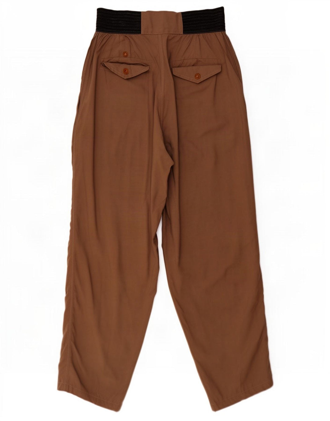 Pantaloni Harem da donna con pegging Colombus Large W32 L31 Colorblock marrone
