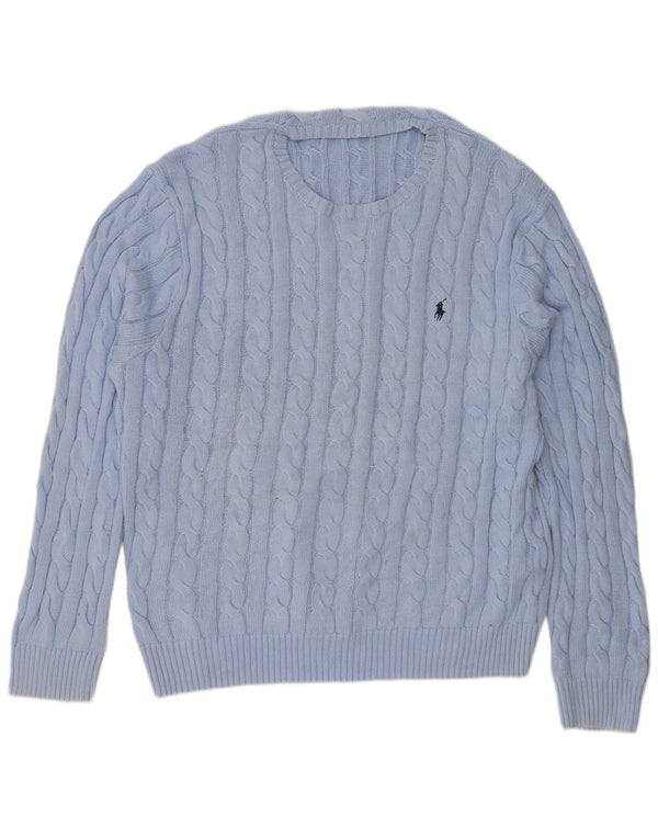 Maglione maglione girocollo da uomo Polo Ralph Lauren 2XL cotone blu