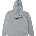 PUMA Mens Graphic Hoodie Jumper XL Grey Vintage Puma and Second-Hand Puma from Messina Hembry 