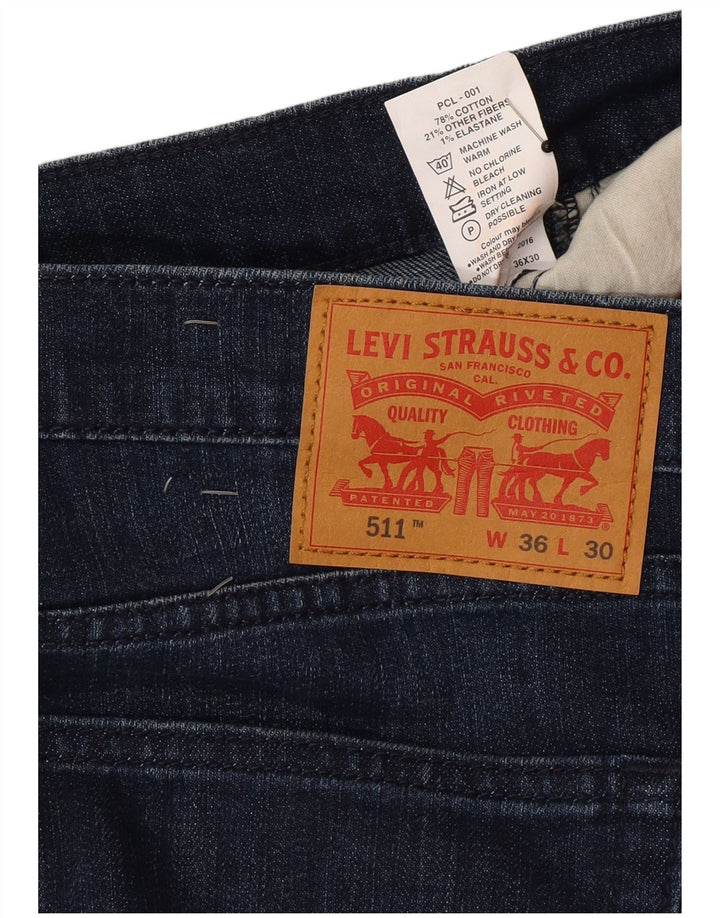 Jeans Levi's Uomo 511 Slim W36 L30 Cotone Blu