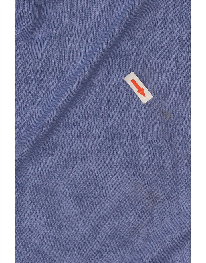 Maglione cardigan da donna Marks & Spencer UK 20 2XL viscosa blu