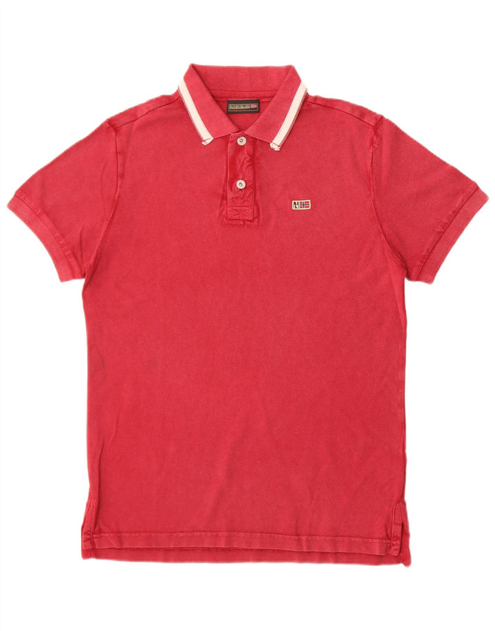 Polo geografica da uomo Napapijri piccola marrone